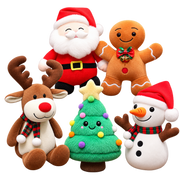 Plush Christmas Ornaments Collection