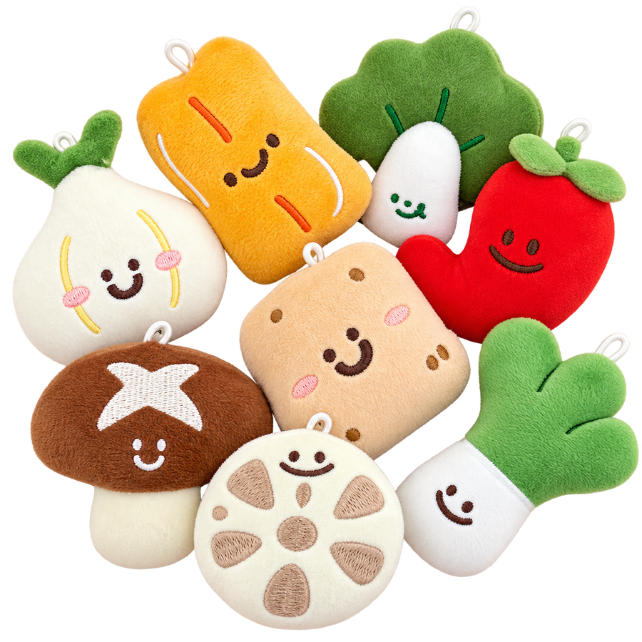 Food Keychains Collection