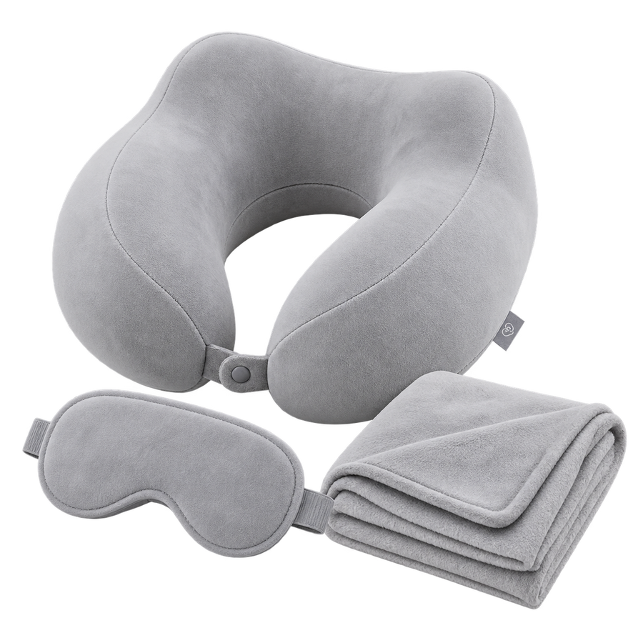 Eye Mask, Neck Pillows and Blanket Collection