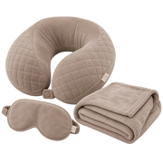 Eye Mask, Neck Pillows and Blanket Collection