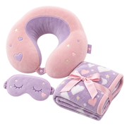 Eye Mask, Neck Pillows and Blanket Collection