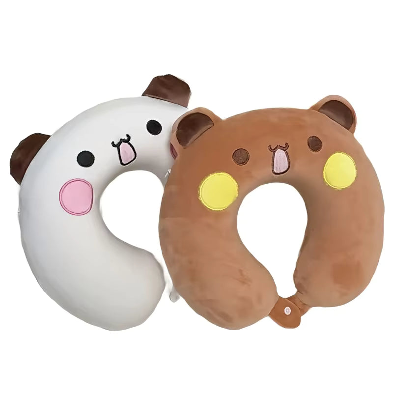 2-in-1 Plush & Neck Pillows