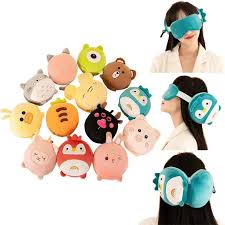 2-in-1 Plush & Neck Pillows